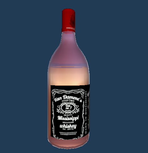 Red wine bottle