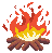 Campfire game icon