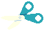 Scissors game icon