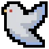 White Dove Badge