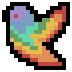 Rainbow Dove Badge
