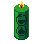Green candle