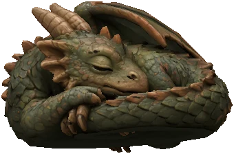 Malý stočený drak