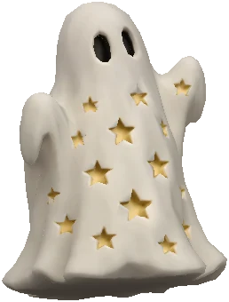 Duch s párty světýlky