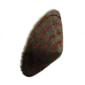 黒い壁掛け菅笠