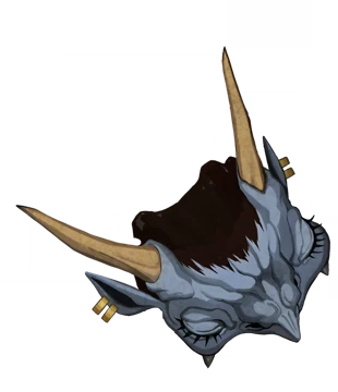 Wind and Thunder — Fujin · head detail
