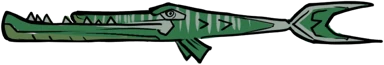 White Striped Underbite game icon